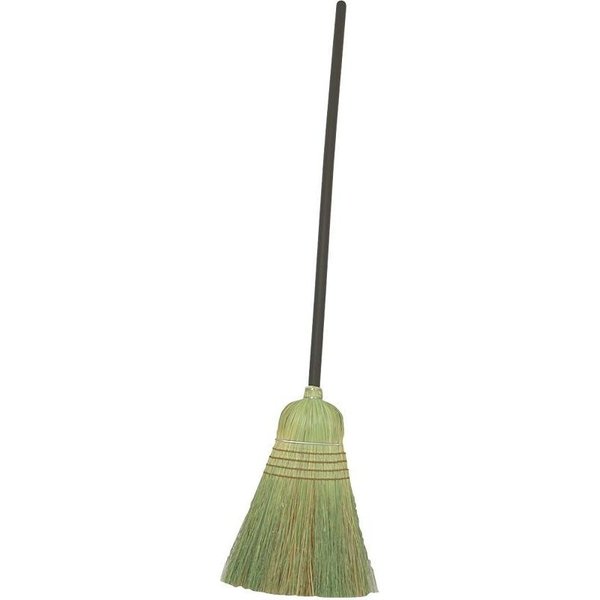 Birdwell Warehouse Broom, Sotol Fiber Bristle, Lacquered Wood Handle, Black 9332-4